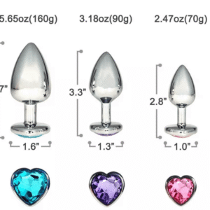 butt plug heart shape anal plug for adult