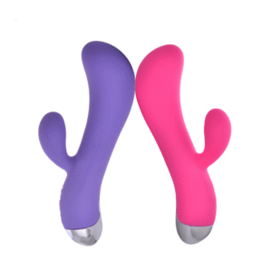 Double Shock Silicone Waterproof Charging Masturbation