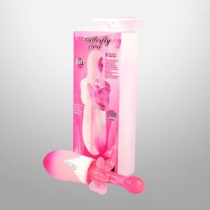 BUTTERFLY CLITORIS 6 FUNCTION ROTATION RABBIT VIBRATOR