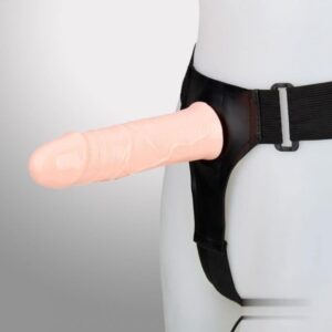 LELUV 8 MALE HOLLOW VIBRATING STRAP ON